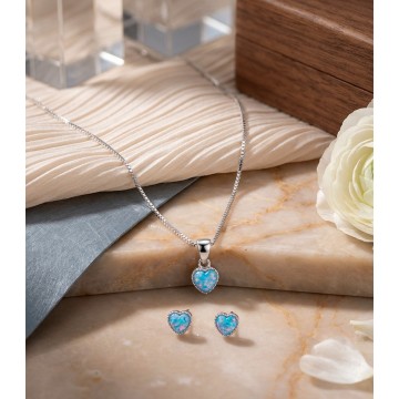 SET CADENA, ARETES Y DIJE...
