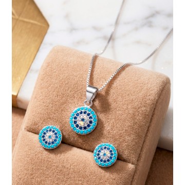 SET CADENA, ARETES Y DIJE...