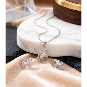 SET CADENA, ARETES Y DIJE...