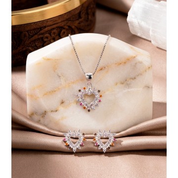 SET CADENA, ARETES Y DIJE...