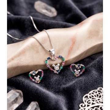 SET CADENA, ARETES Y DIJE...