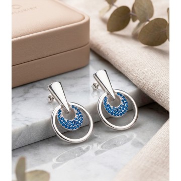 ARETES EN PLATA LEY 925...
