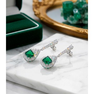 ARETES EN PLATA LEY 925...