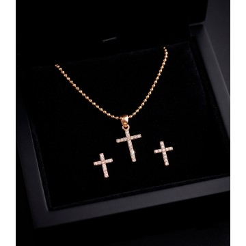 GARGANTILLA, ARETES Y DIJE...