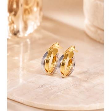 CANDONGAS EN ORO 18K PLANA...