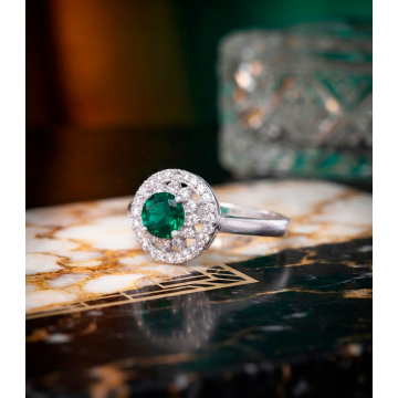 ANILLO REDONDO EN PLATA LEY...