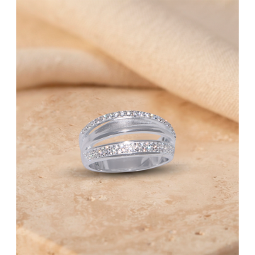 ANILLO EN PLATA LEY 925 CON...