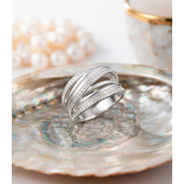ANILLO EN PLATA LEY 925 CON...