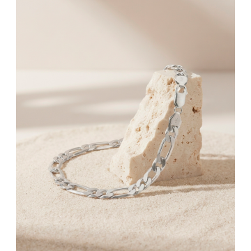 PULSERA FIGARO EN PLATA LEY...