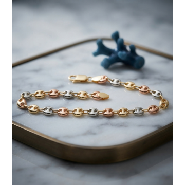 PULSERA GUCCI 3 OROS 18K...
