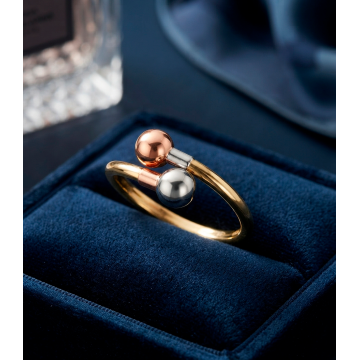 ANILLO ABIERTO 3 OROS CON...
