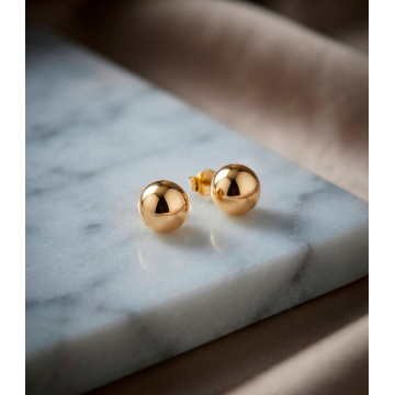 TOPOS BOLA 4MM EN ORO 18K...