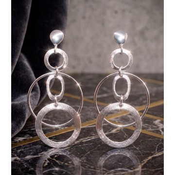ARETES AROS MATEADO EN...