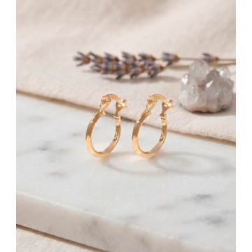 CANDONGAS LISAS EN ORO 18K...
