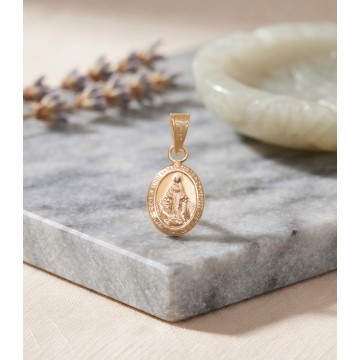 DIJE MEDALLA MILAGROSA ORO...