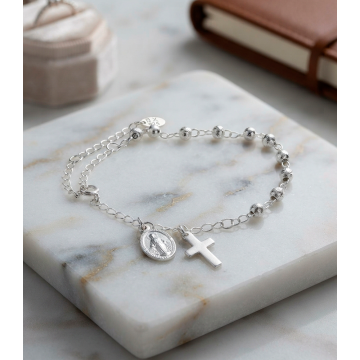 PULSERA DENARIO EN PLATA...