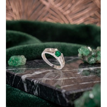 ANILLO CON LAMINA DOR EN...