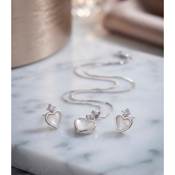 SET CADENA, ARETES Y DIJE...