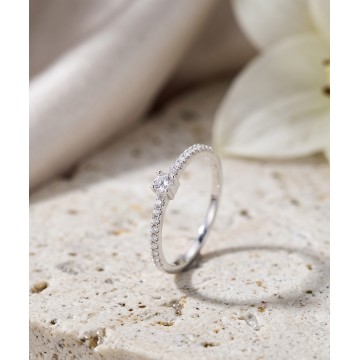 ANILLO SOLITARIO EN PLATA...