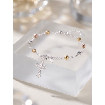 PULSERA DENARIO 3 TONOS EN...