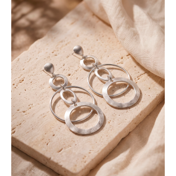 ARETES AROS MATEADO EN...