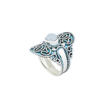 ANILLO PLATA ARABESCOS 310821