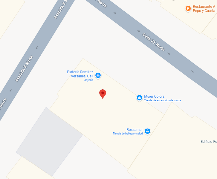 Ubicación tienda de versalles